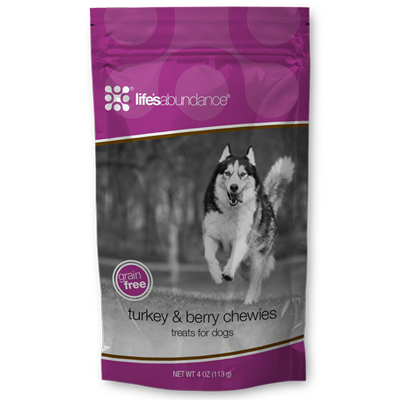 Grain Free Turkey & Berry Chewies Dog Treats